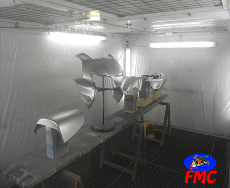 La cabine de peinture